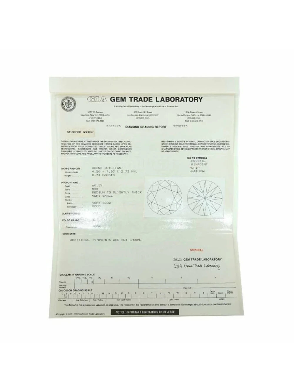 Cartier Trinity Solitaire Diamond VS 47 Ring 18k YG WG PG Triple Strand